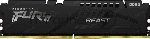 Оперативная память Kingston Fury Beast, DDR5, 16Gb (1x16Gb), 6400MHz, CL32, DIMM, с радиатором, черный
