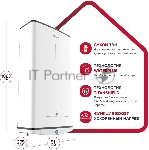 Водонагреватель электрический Ariston Velis Tech ABSE Dry 80 белый, накопительный, 80 л, 1,5 кВт, настенный, вертикальный, плоский, сухой ТЭН, бак с эмалевым покрытием, вид 9