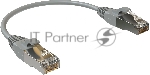 Патч-корд Sysmatrix PC 4545.5ES26.015LSZHGY F/UTP RJ-45 вил.-вилка RJ-45 кат.5E 0.15м серый LSZH