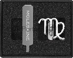 Шильд-символ Moleskine Zodiac Дева, металл, серебристый, коробка с европодвесом, PINVIRGOSILV, вид 8
