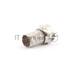 Коннектор Cablexpert F SPL6-01, 18мм, для кабеля RG6, 5шт