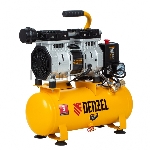 Компрессор DLS650/10 безмаслянный малошумный 650 Вт, 120 л/мин,ресивер 10 л  Denzel