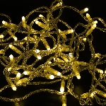 Гирлянда Neon-night Нить 10м, с эффектом мерцания, прозрачный ПВХ, 24В, Желтый