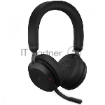 Гарнитура беспроводная Jabra Evolve 2 75, Link380a MS Stereo Stand черный