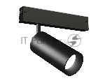 Светильник светодиодный трековый для шинопровода Magnetic Ambrella light GL1630 BK черный IP20 18W 4200K 220V 36° D55*120 (Без ПДУ)