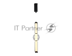 Подвесной светодиодный светильник Ambrella light LH11023 BK/SM черный/дымчатый 17W 3000K D120*520