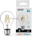 Лампа филам. Gauss Filament 11Вт цок.:E27 груша св.свеч.бел.нейт. (упак.:10шт) (22221)