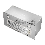 Встраиваемая вытяжка Kuppersberg INPUSH 60 X, High-Tech, 60 см, механическое управление, обратный клапан, 3 скорости, 780 м3/ч, периметральное всасывание, угольный фильтр KF-SC 2 (опция), уровень шума 62 дБ, нержавеющая сталь