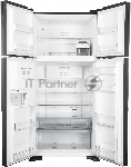Холодильник Hitachi R-W660PUC7 GGR серый двухкамерный 396/144л морозилка сверху No Frost, Side by Side, вид 33