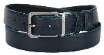 Ремень мужской Piquadro Blue Square CU2619B2/NBLU2, черный/темно-синий, натур.кожа