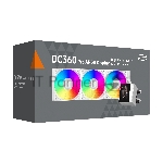 Система жидкостного охлаждения для процессора PCCooler DC360 Pro ARGB Display WH белый (DC360Pro-WHAWXY-GL)