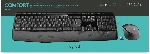 Комплект клавиатура+мышь Logitech MK345 беспроводной, USB, 1000 DPI, чёрный/серый, вид 16