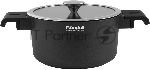 Кастрюля Rondell Modern RDA-1727, 4.4л, 24см, с крышкой, черный