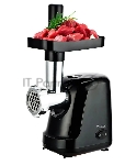Мясорубка электрическая KELLI KL-5007 черный, 2400 Вт, 3.0 кг/мин, реверс, защита от перегрузки, насадки - 2