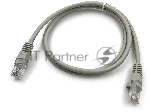 Патч-корд KingPrice KP-PC-c5e-1m-g UTP 4 пары cat.5e CCA molded 1м серый RJ-45 (m)-RJ-45 (m)