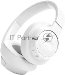 Беспроводные/проводные наушники JBL Tune 720BT белый, полноразмерные, Bluetooth 5.3 + проводной, до 76 ч