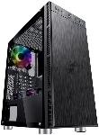 Компьютерный корпус Accord 3407 черный без БП ATX 2xUSB 2.0 2xUSB 3.0 audio bott PSU