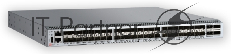 Коммутатор Brocade G620, 64×32 Гбит/с FC (48×SFP+ SWL + 4×QSFP+ SWL), управляемый