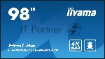 Информационный Монитор 97.5" Iiyama ProLite LH9854UHS-B1AG IPS 3840x2160, 60 Гц, 8 мс, 16:9, 500 кд/м2, 3xHDMI, 1xDP, 2xUSB, 1xVGA, черный