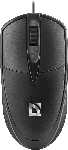 Мышь проводная Defender Trace MB-989 черный, 1000 dpi, USB, кнопки - 3
