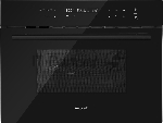 Духовой шкаф компактный встраиваемый с СВЧ Weissgauff OE 446 Black Edition черный