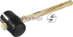 Чёрная резиновая киянка с деревянной рукояткой STAYER  680г