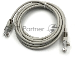 Патч-корд KingPrice KP-PC-c5e-3m-g UTP 4 пары cat.5E CCA molded 3м серый RJ-45 (m)-RJ-45 (m)