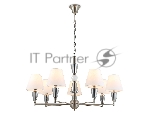 Люстра Ambrella light LH75256/7 SN/FR сатин никель/белый матовый E14*7 max 40W D860*520