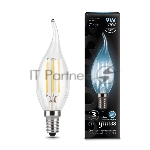 Лампа светодиодная Filament Свеча на ветру E14 9Вт 4100К Gauss 104801209