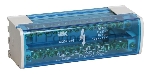 Шина на DIN-рейку в корпусе (кросс-модуль) ШНК 2х15 L+PEN IEK YND10-2-15-125