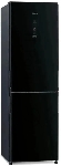 Холодильник Hitachi R-BG410PUC6X GBK черный двухкамерный 215/105л морозилка снизу, No Frost