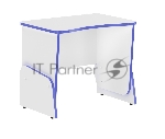 Стол компьютерный SKYLAND SKILL STG 7050 Белый/Дельфт (Синий) (700 х500 х 595/695, ЛДСП)