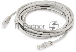 Патч-корд KingPrice KP-PC-c5e-5m-g UTP 4 пары cat.5E CCA molded 5м серый RJ-45 (m)-RJ-45 (m)