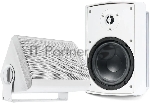 Акустическая система Gemini GHSI-W525BT-PR-WHT Активная + пассивная АС, 5.25" НЧ + 0.75" ВЧ, мощность RMS/Peak 60/150 Вт, АЧХ 45-20000 Гц, динамики: 5" НЧ, 1" ВЧ, IP44, BT, 3,5 мм AUX вход, 3,5 мм AUX выход, настенные крепления, пульт ДУ, цвет белый