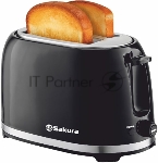 Тостер Sakura SA-7610BK 850 Вт, черный