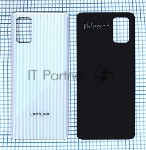 Задняя крышка для Samsung A715F Galaxy A71 (2019) серебристый