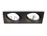 Светильник Ambrella light TN52235/2 BK черный IP20 GX53/2 220*110*44