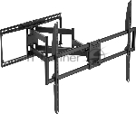 Кронштейн для телевизора Ultramounts UM968 черный 43"-105" макс.75кг настенный поворот и наклон