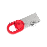 Флешка USB Netac UM2 (NT03UM2N-064G-32RE), 64Gb, USB 3.0, R/W 130/50, серебристый/красный