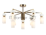 Люстра Ambrella light LH56128/9 BS/FR латунь/белый матовый E14*9 max 40W D765*440