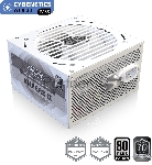 Блок питания Raijintek AMPERE II 850, 850W 80+ Platinum (ATX, 3.1, PCIe 5.1, Full-modular, 1x24(20+4)pin, 2x4+4-pin CPU, 3x6+2-pin PCIe, 1x12V(2x6), 10xSATA3, 5xMolex, Active, 120x120mm, 150x140x86mm, APFC, white)