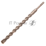 Бур по бетону Denzel двойная спираль, Cobalt W-tip, 20x310 мм, SDS PLUS