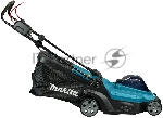 Газонокосилка аккумуляторная Makita LM004GU102, 40 В, 4 Ач, вид 10