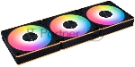 Вентилятор для корпуса Lian-Li Uni Fan CL Wireless 120 ARGB 124х120x28 черный 4-pin 29.8дБ (упак.:3шт) (G99.12CL1W3B.R0) Ret