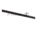 Трековый светильник GL2345 BK черный IP20 30W 3CCT 3000-6400K 48V 600*10*37