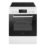 Плита электрическая Maunfeld MEC611CW09TD белый, конфорок 4 шт, духовка 59 л, 60 см x 85 см x 63 см
