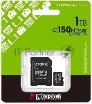 Флеш карта microSDXC 1Tb Kingston SDCS3/1Tb Canvas Select Plus + adapter