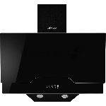 Наклонная вытяжка Monsher LAVAL 60 Noir, ширина 60 см, отвод/рециркуляция, 900 м3/час, электронноесенсорное управление, 3 скорости, светодиодное освещение 2*1 Вт, металлические жироулавливающие фильтры, угольный фильтр KM 102 (опция), цвет: чёрный ПРОМО