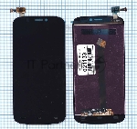 Дисплей для Micromax A300 Canvas Gold черный