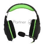 Гарнитура SmartBuy Rush Viper чёрный-зеленый, проводная, 3.5 мм